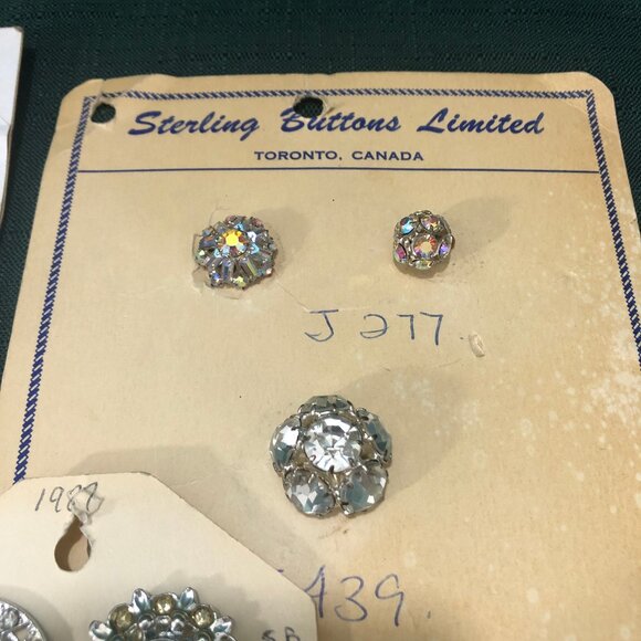 BUTTON COLLECTION ~ Vintage Salesman's Button Samples ~ Capitol, Sterling - Picture 11 of 11